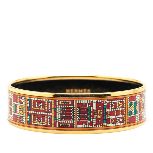 Hermes Jewelry - Hermes - Gold Enamel Multicolor Bracelet